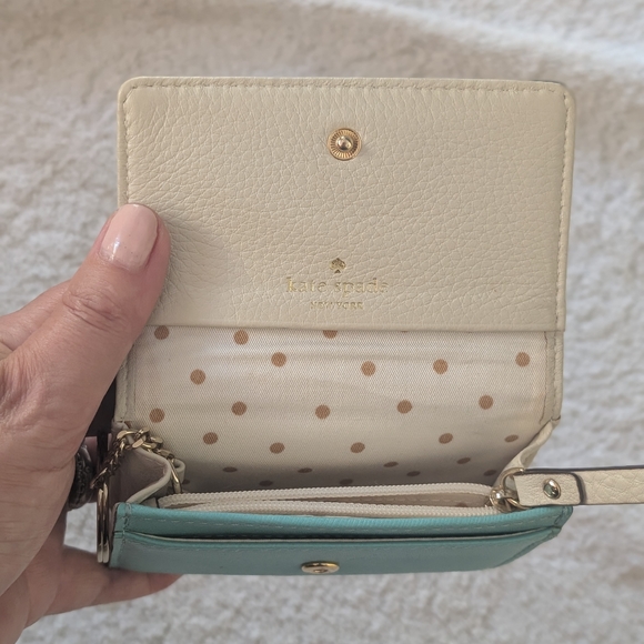 Kate Spade Blue Card Holder - Picture 5 of 8